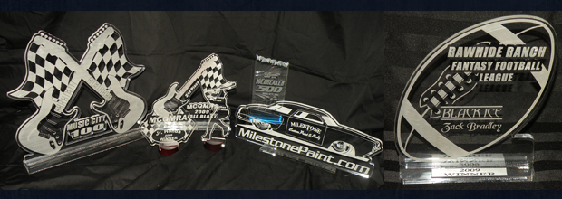 Laser Engraved Acrylic Awards & Signs